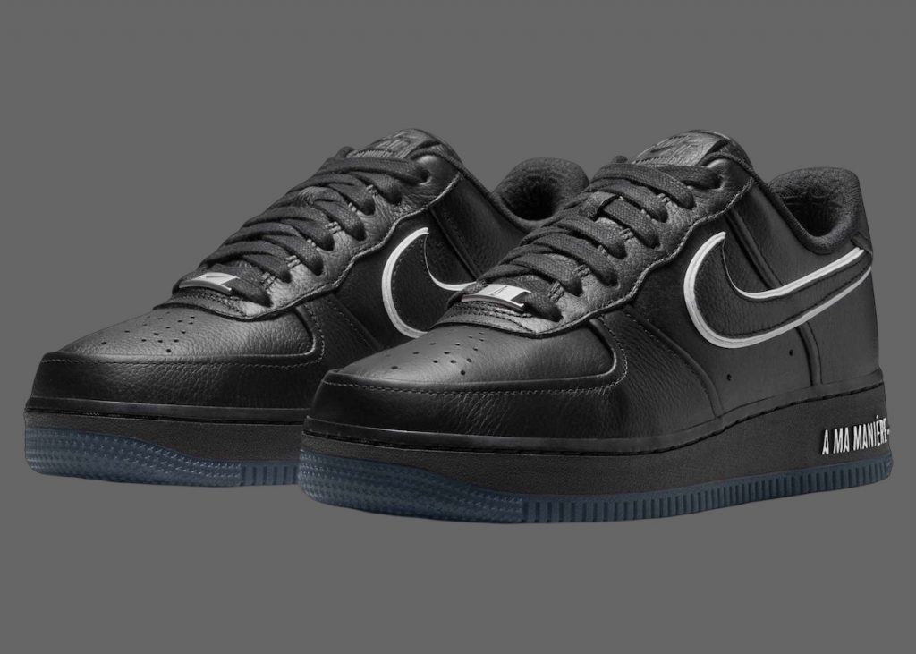 La collaboration A Ma Maniére x Nike Air Force 1 Low « Black » arrive en mars 2025.