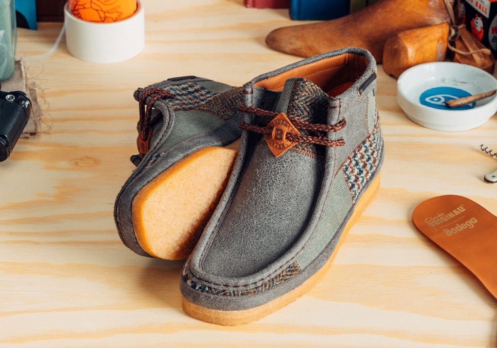 Bodega rend hommage à la Nouvelle-Angleterre avec un Wallabee Clarks patchwork.