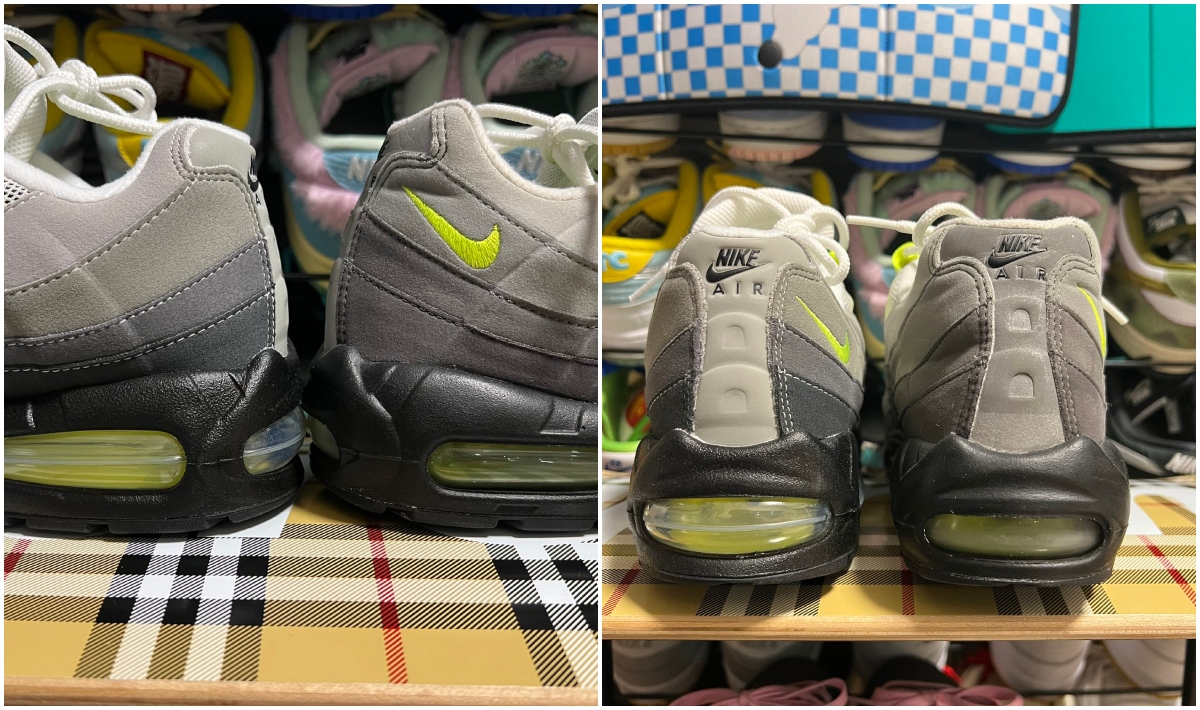 Voici comment la nouvelle et améliorée "Big Bubble" Air Max 95 de Nike se compare aux sorties récentes.