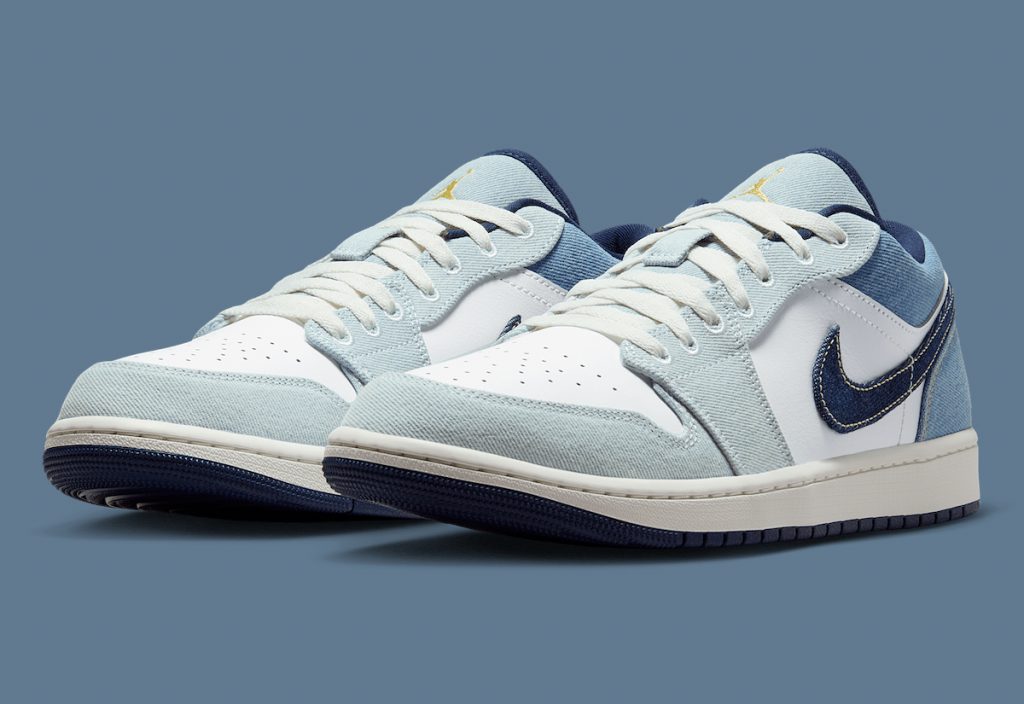 Les Air Jordan 1 Low "Denim" sortiront à l'été 2025.